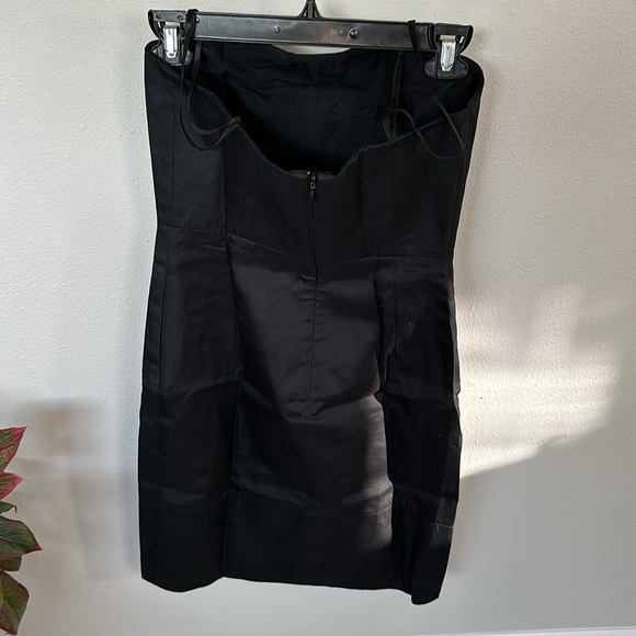 J Crew strapless black dress size 0 - Picture 3 of 4
